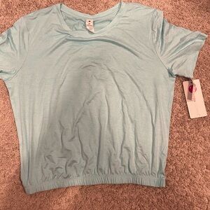 Yogalicious Sky Blue Short Sleeve Tee